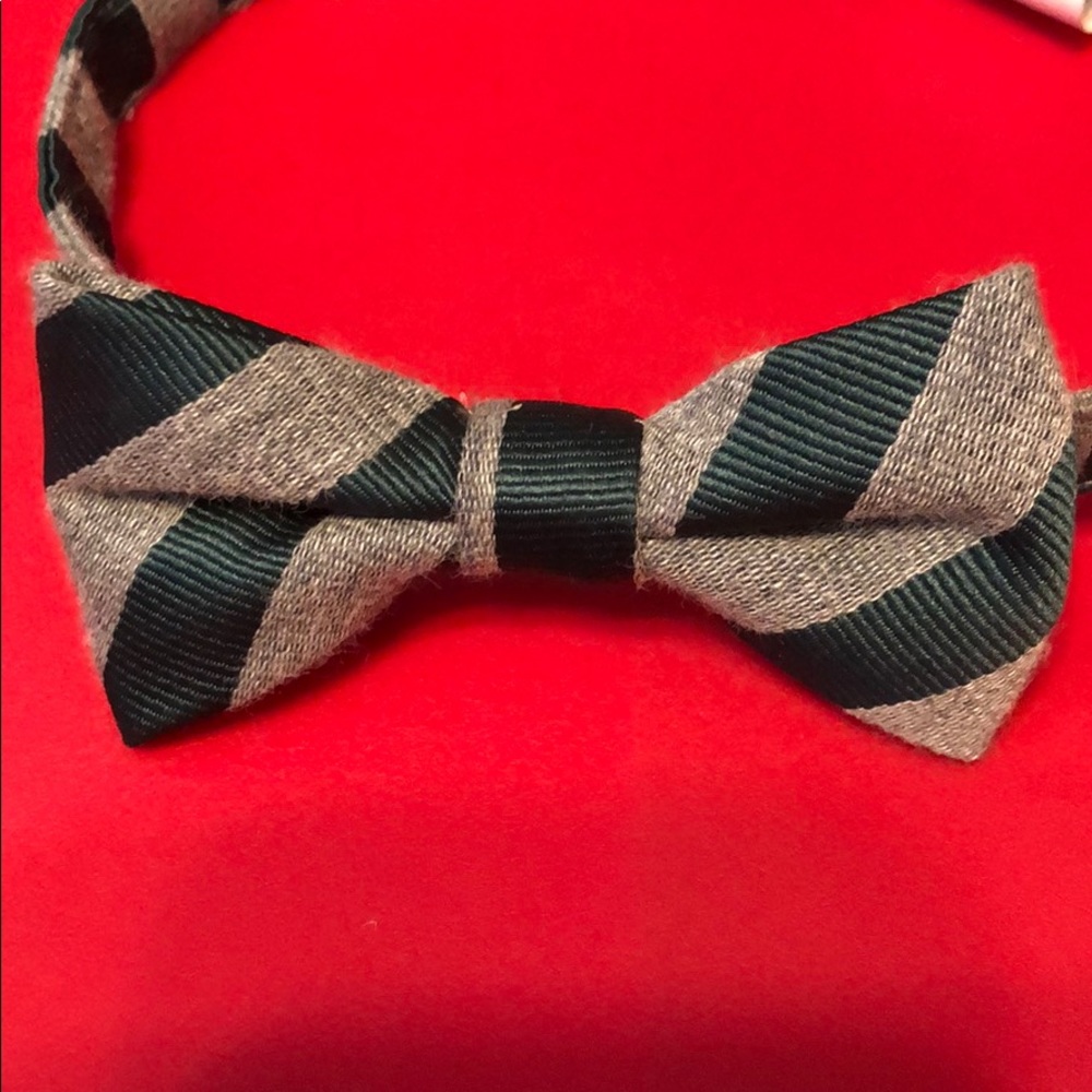 Janie & Jack Stripe Formal Bow Tie 🤵♂️ - Picture 4 of 5